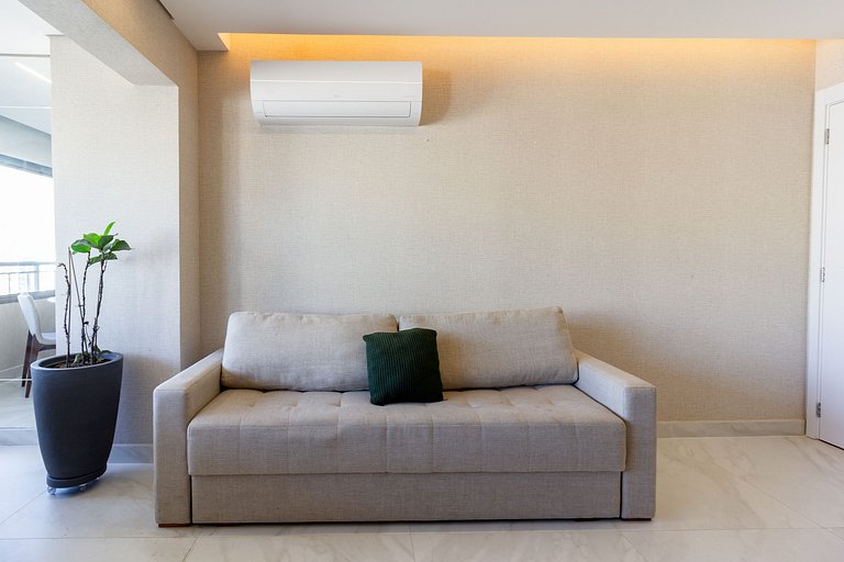 Luxo e charme: Apto completo em Moema