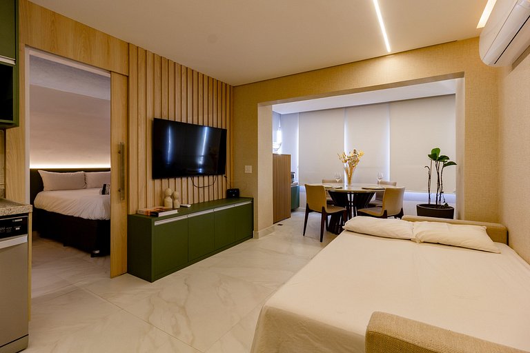 Luxo e charme: Apto completo em Moema