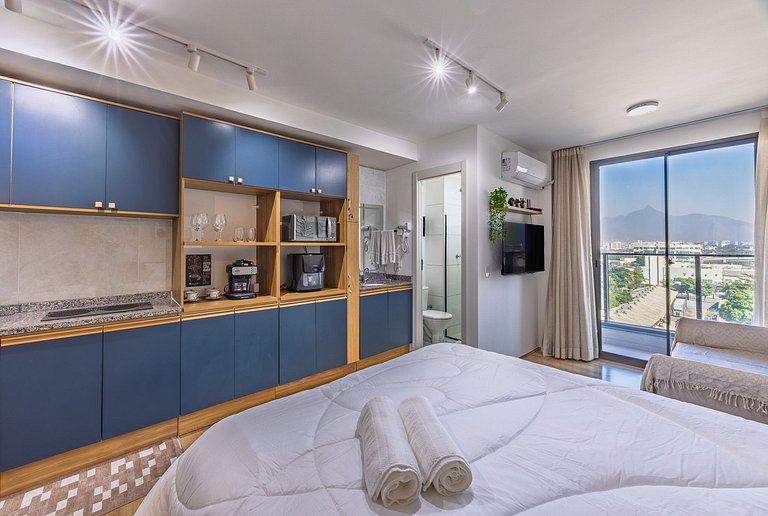 Studio Premium no Rio c/ Varanda