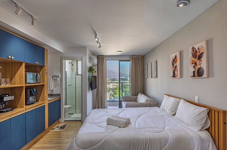 Studio Premium no Rio c/ Varanda