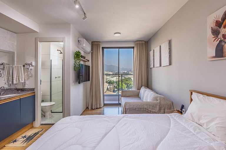 Studio Premium no Rio c/ Varanda