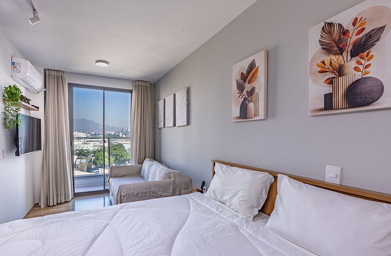 Studio Premium no Rio c/ Varanda