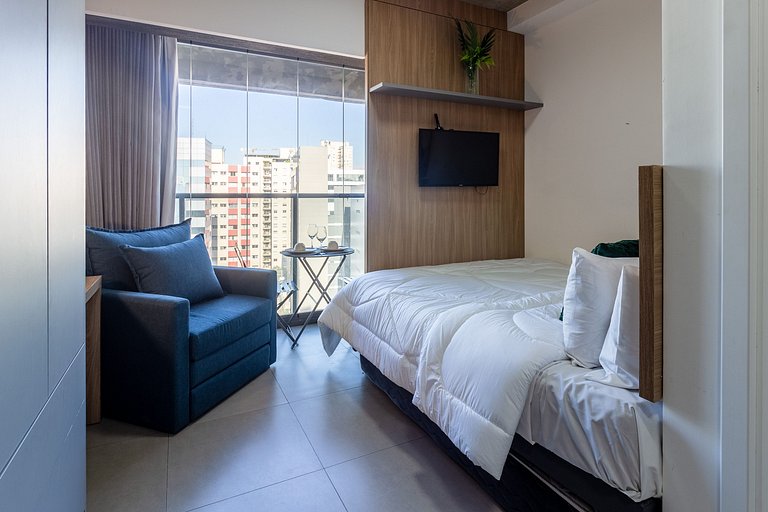 Studio Moderno ao Lado da Paulista