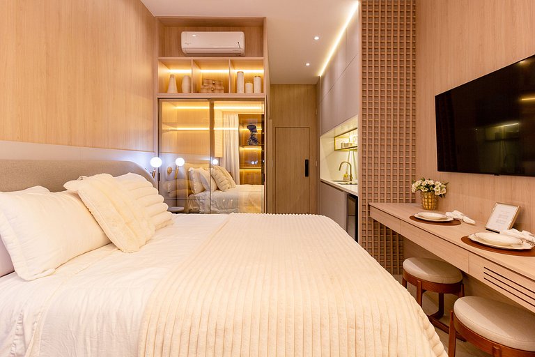 Espaço Luxo | 5 estrelas | Cama Queen