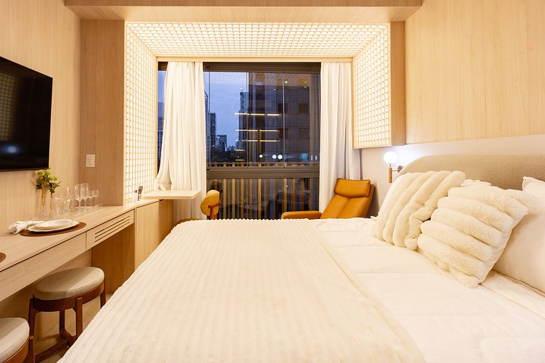 Espaço Luxo | 5 estrelas | Cama Queen