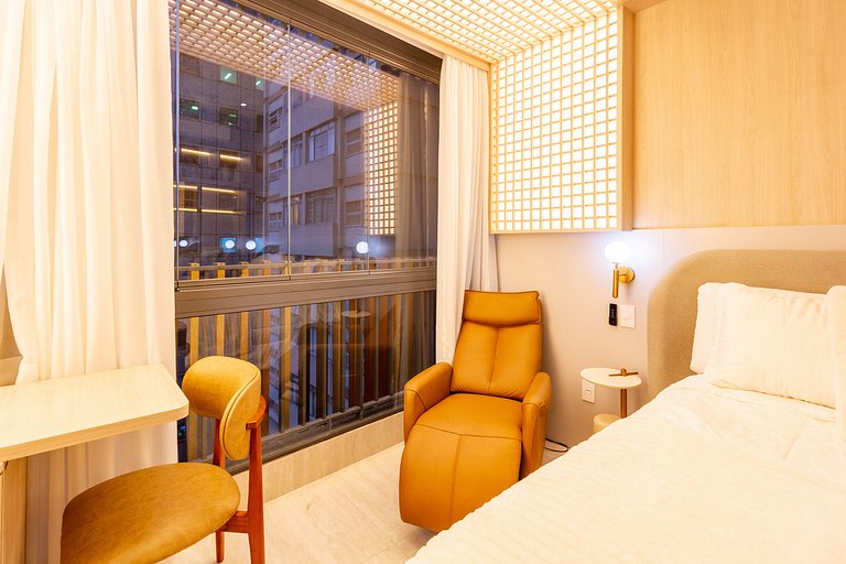 Espaço Luxo | 5 estrelas | Cama Queen