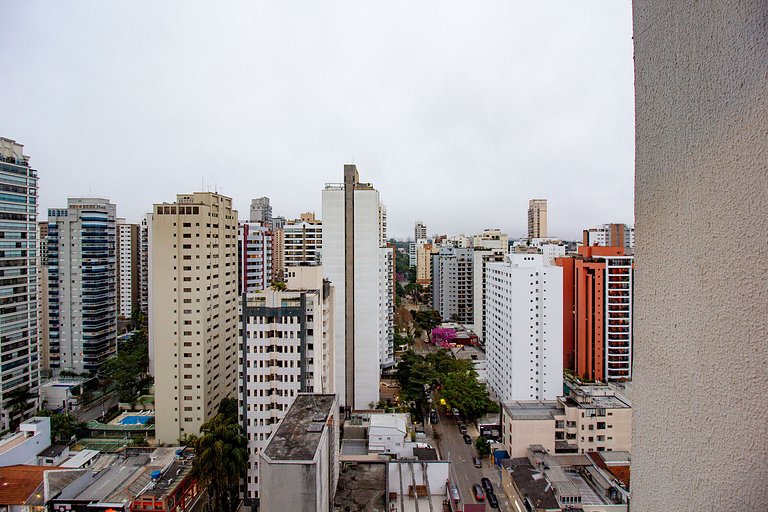 Studio para 3 em Moema com Vista da Cidade