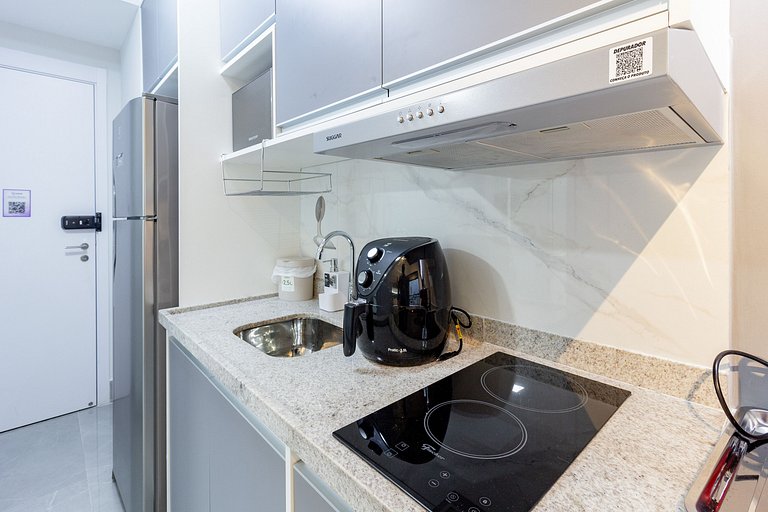 Studio para 3 em Moema com Vista da Cidade