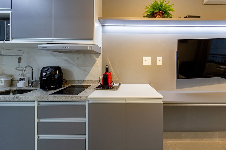 Studio para 3 em Moema com Vista da Cidade