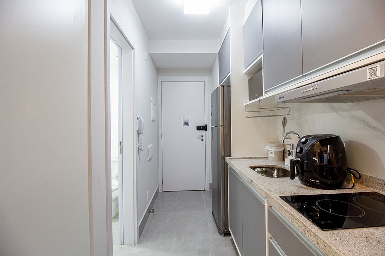 Studio para 3 em Moema com Vista da Cidade