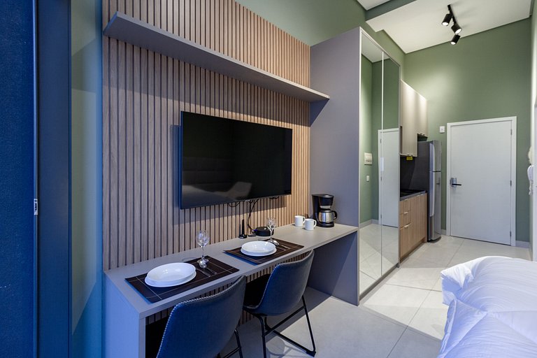 Studio moderno e aconchegante em Pinheiros