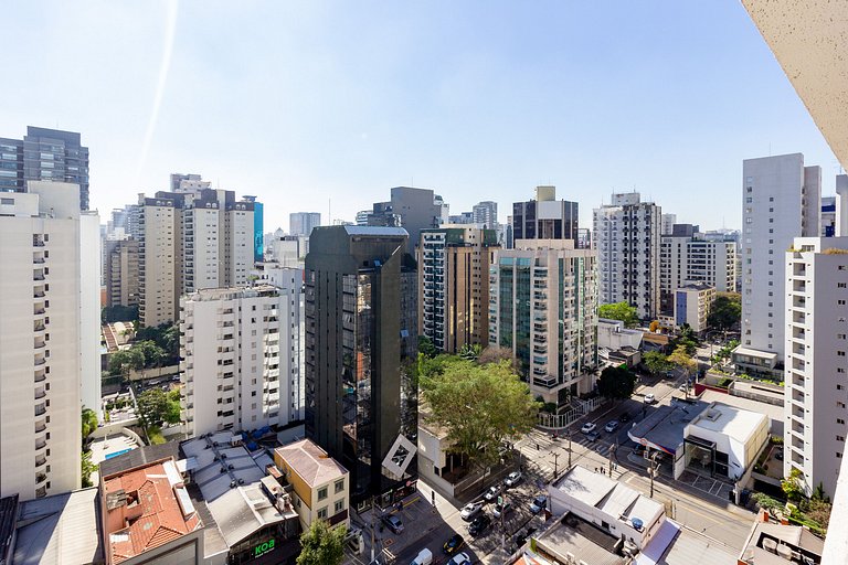 Studio charmoso com decoração moderna