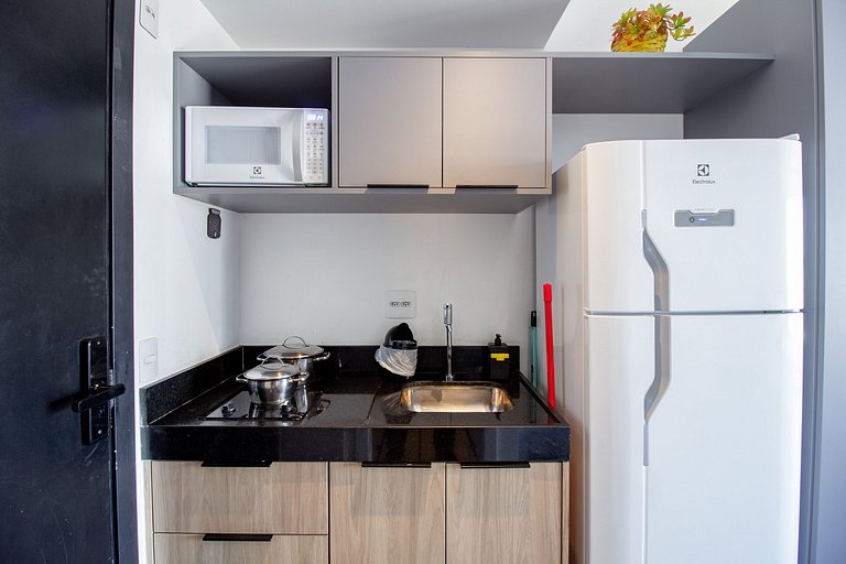 Estadia confortável com cozinha completa