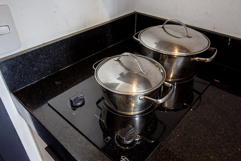 Estadia confortável com cozinha completa