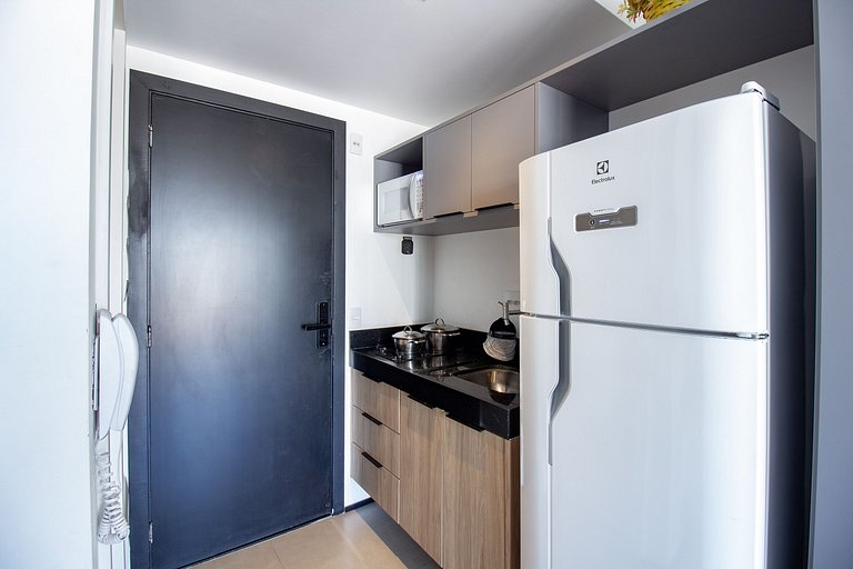 Estadia confortável com cozinha completa
