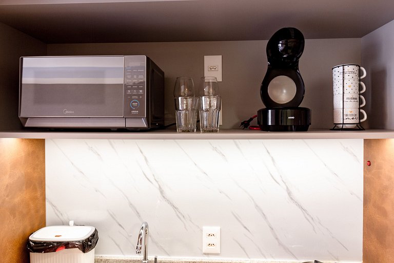 Studio Premium em Moema com Academia e Self Check-in