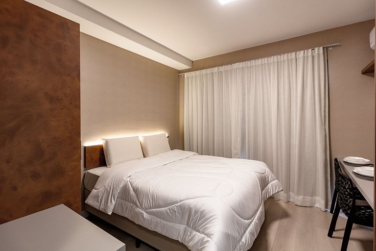 Studio Premium em Moema com Academia e Self Check-in