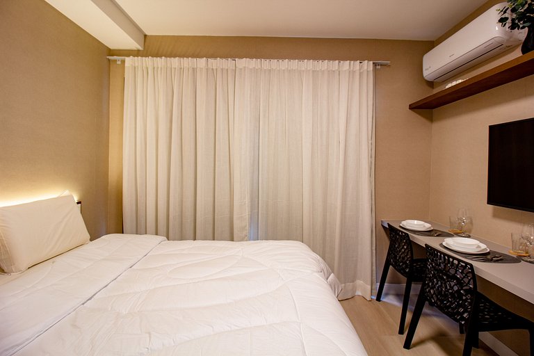Studio Premium em Moema com Academia e Self Check-in