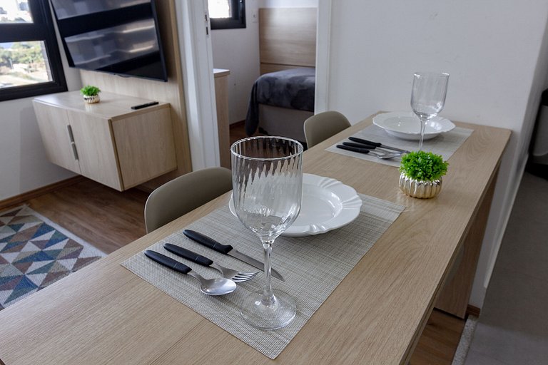 Apto 2 Quartos em Moema c/ Piscina e Coworking