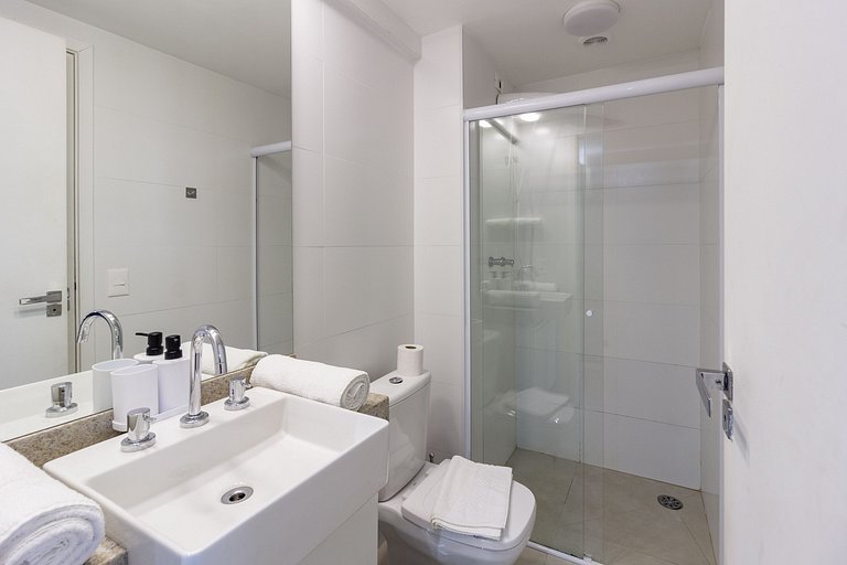 Apto 2 Quartos em Moema c/ Piscina e Coworking