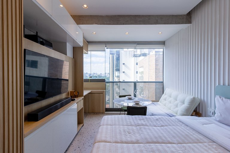 Apto completo com design contemporâneo