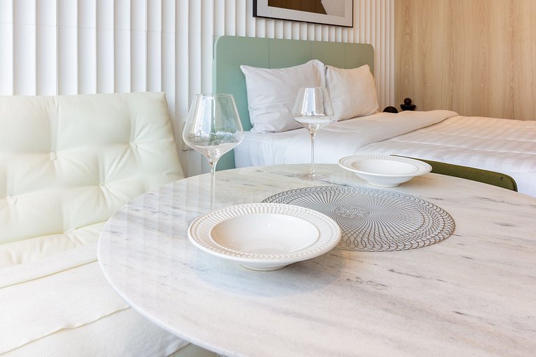 Apto completo com design contemporâneo