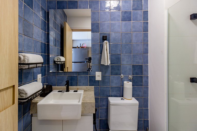 Apto completo com design contemporâneo