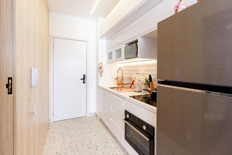 Apto completo com design contemporâneo