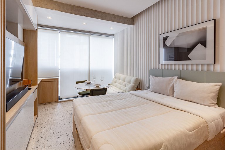 Apto completo com design contemporâneo