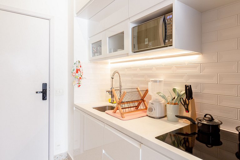 Apto completo com design contemporâneo