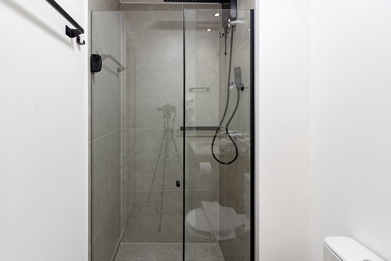 Apto completo e moderno para até 4 hóspedes