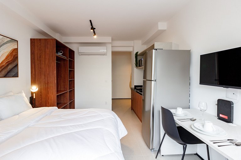 Studio Moderno nos Jardins, perto da Av. Paulista