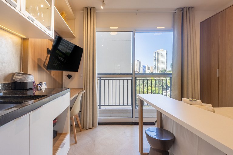 Studio para Alugar na Bela Vista - 2 Pessoas, 500m Paulista